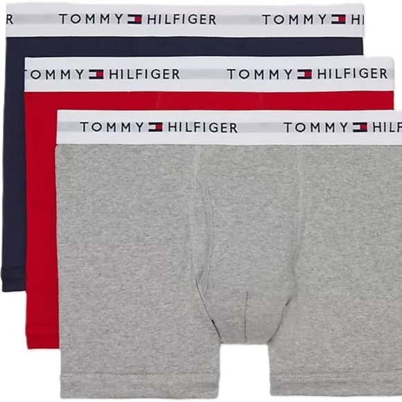 NWT Tommy Hilfiger 3-Pack Classic Boxer Briefs Size Large 100% cotton - Picture 2 of 3